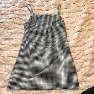 Elodie Blue/black and White Mini Dress